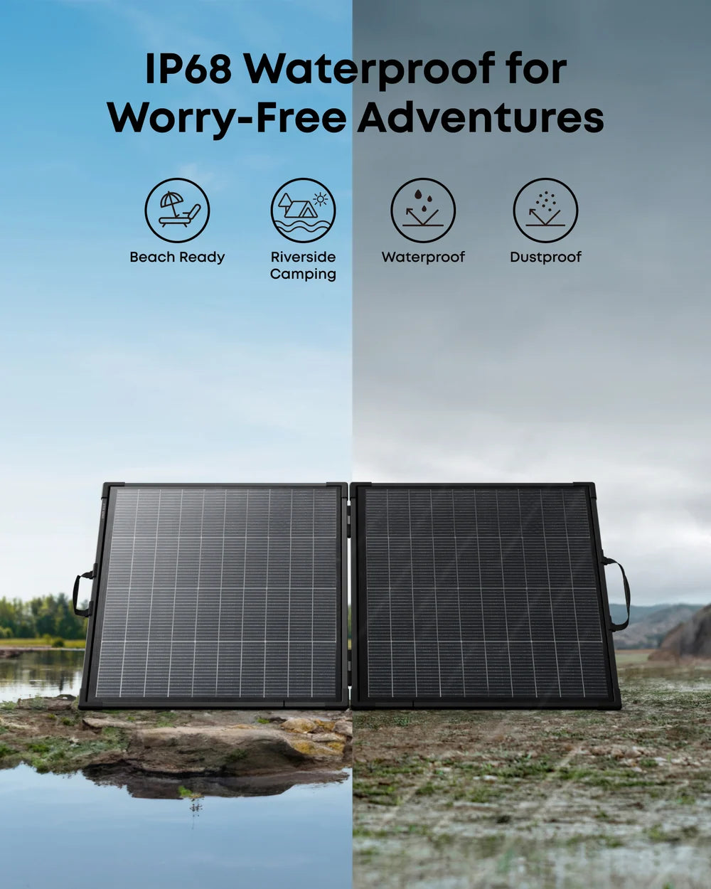 Anker SOLIX PS200 Bifacial Portable Solar Panel - 200W
