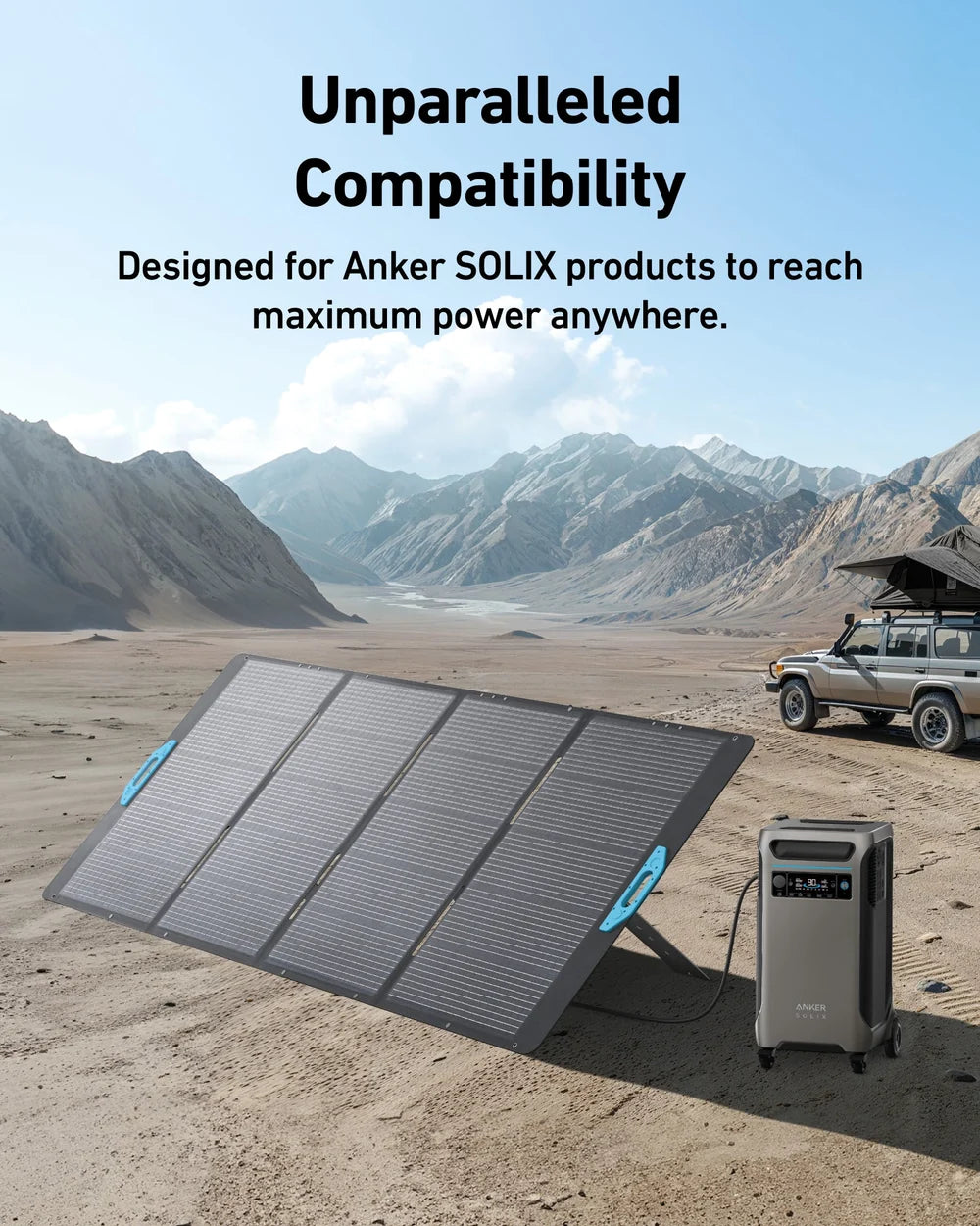 Anker SOLIX PS400 Bifacial Portable Solar Panel - 400W