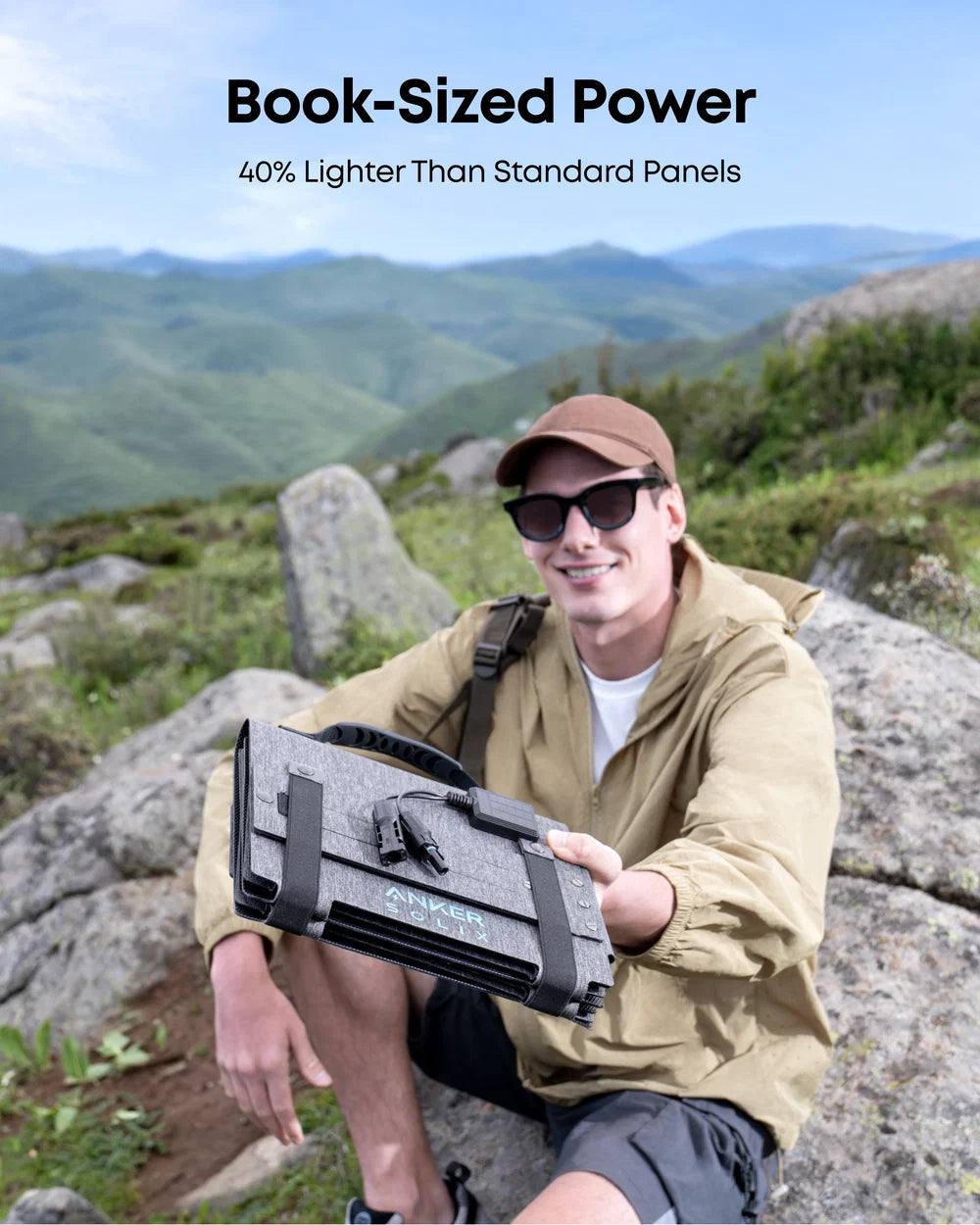 Anker SOLIX PS60 Portable Solar Panel - 60W
